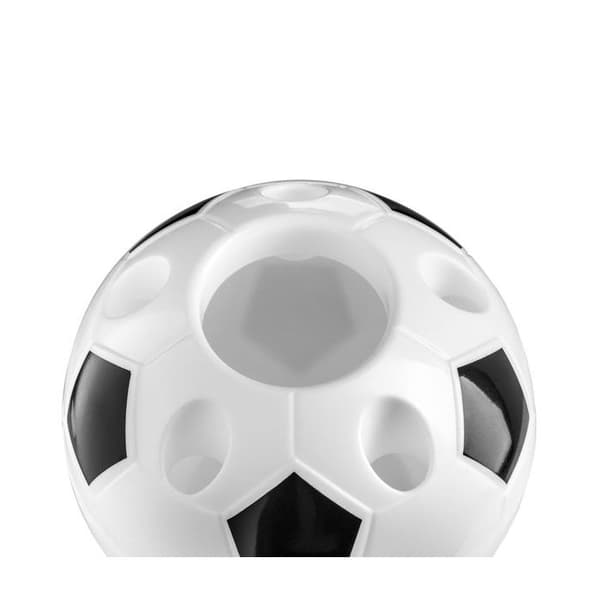 Pennaförråd - Ej specificerat - Fotboll - Plast - Vit och svart - 9,5 x 10,5 cm