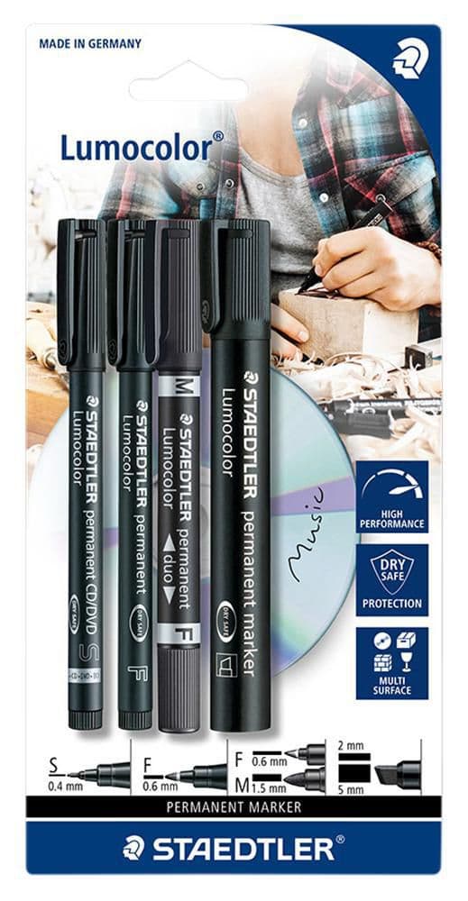 Universalpenna LUMOCOLOR P Mix set 4/fp