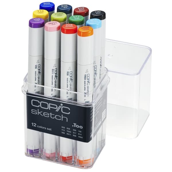 Copic Sketch 12 Basic Set