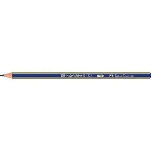 Faber Castell Gold 1221 HB kritor, 12 enheter, färg svart - 112500