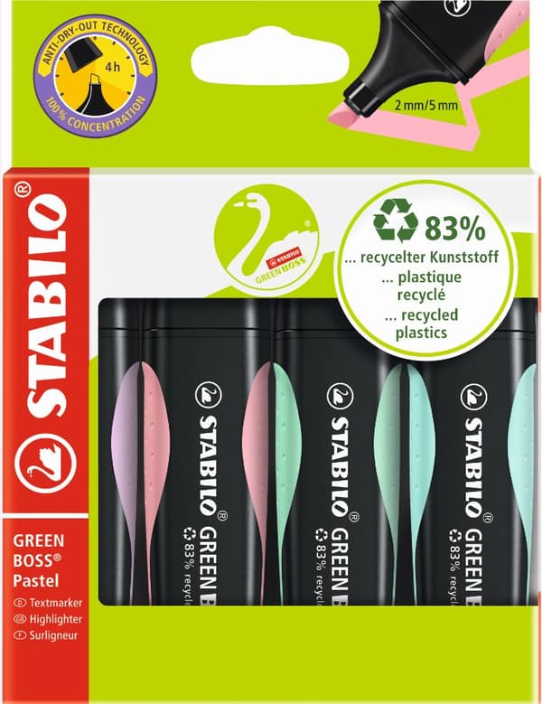 Fineliner Sensor 0,3 mm 4-pack STABILO