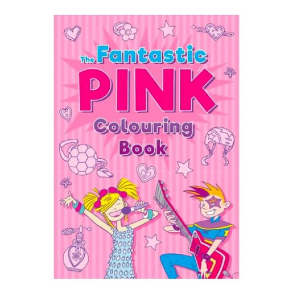 Alligator The Fantastic Colouring Book Pink One Size
