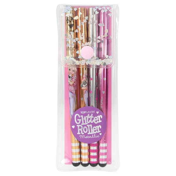 TOPModel Glitter geelikynät Metallic 4-pack