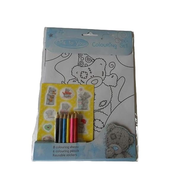 Alligator Me To You Colouring Set (Pack of 15) Blue One Size