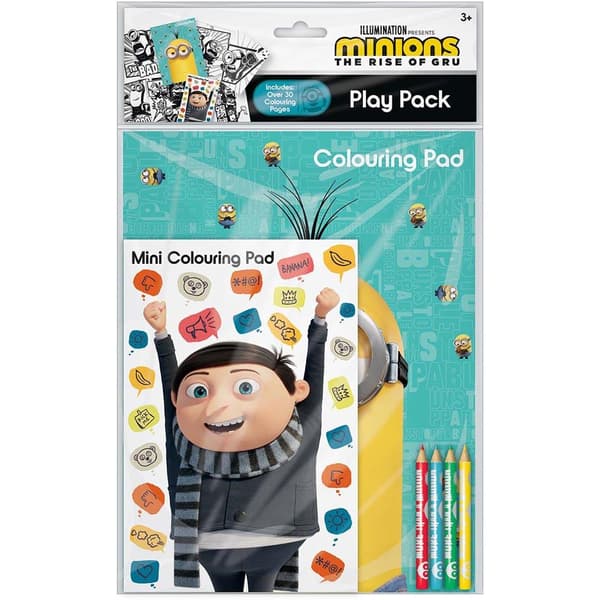 Minions Printed Colouring Set Multicoloured One Size