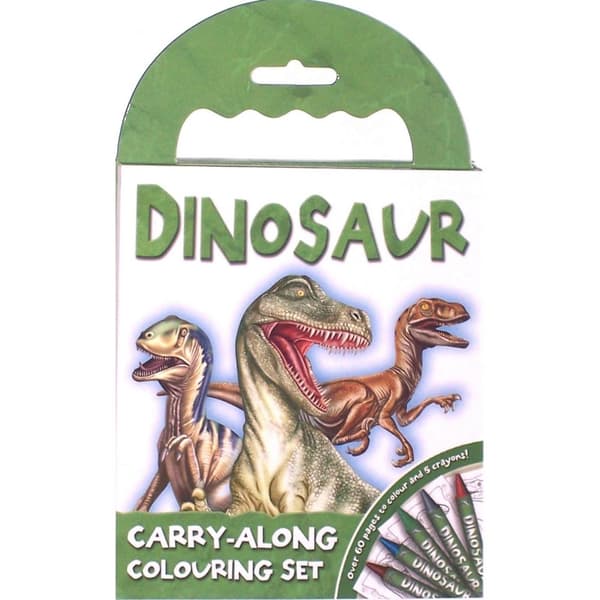 Alligator Dinosaur Colouring Set White/Green One Size