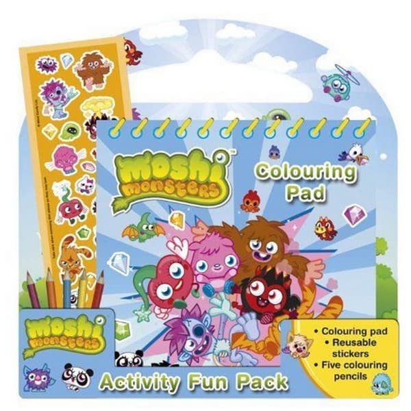 Moshi Monsters Karaktärer Aktivitetspaket Multicoloured One Size