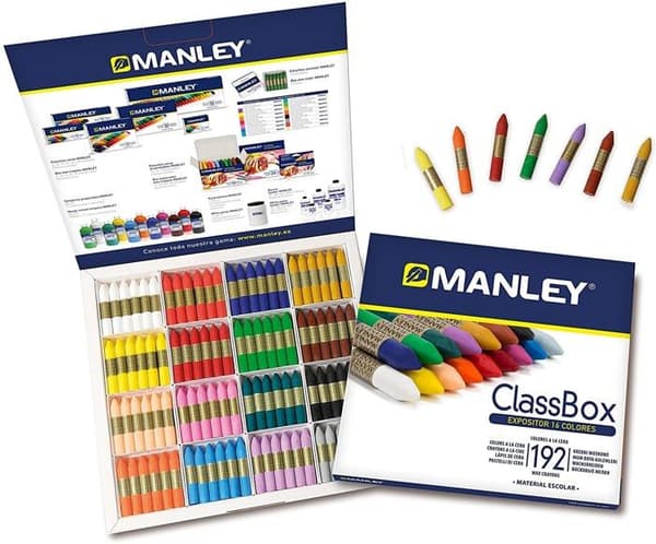 Färgpenna - Manley oljig krita - 124 - pennor 24 st