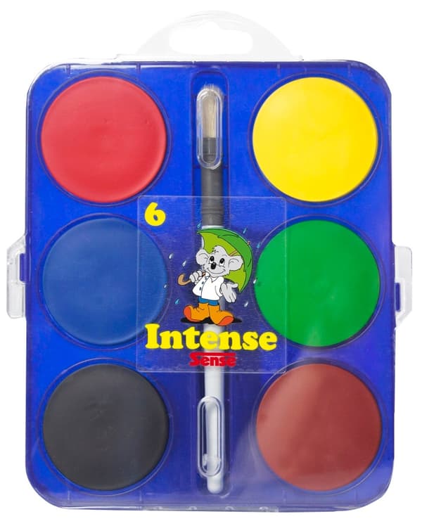 Vandfarver Jumbo Intense 6-p