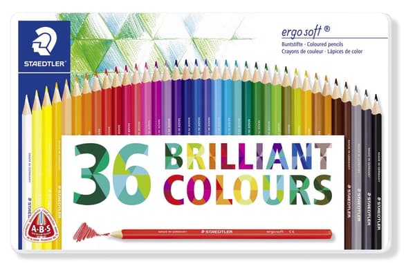 Ergosoft® 157 Fargeblyant 36-pakning Staedtler