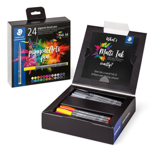 Brush Pen Pigment 24-pack Staedtler