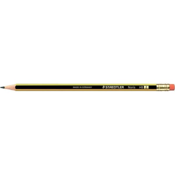 Staedtler Noris HB grafitpenna med suddgummi