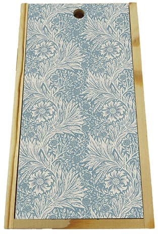 Färgpennor i Träpennskrin 12 färger William Morris Modern Marigold Blå
