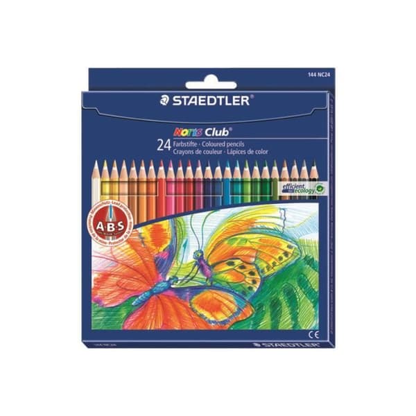 STAEDTLER Noris Club 144 Färgpenna blandade färger förpackning om 24