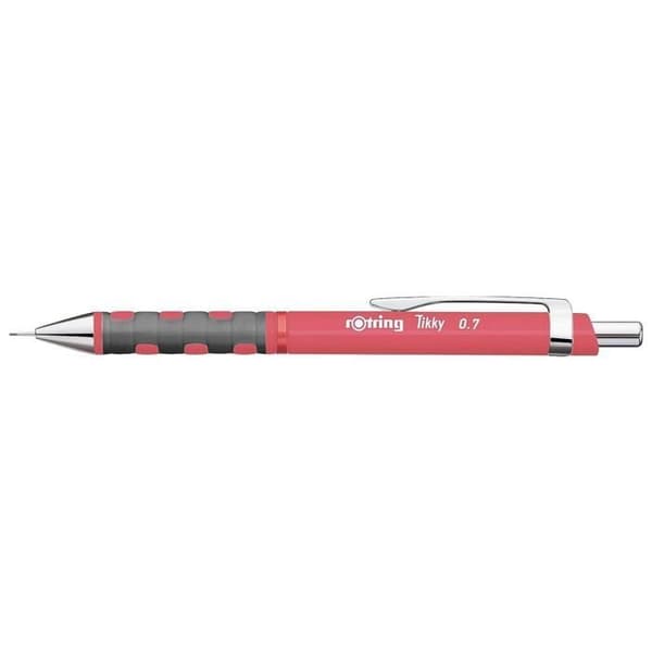 Porte-mines - ROTRING - Tikky - 0,7 mm - Rosa - Ergonomiskt grepp