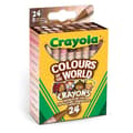 Miniatyrbild 3 av 4: CRAYOLA - COLOURS OF THE WORLD 52-0114 SET MED 24 ASSORTERADE VAXPENNER