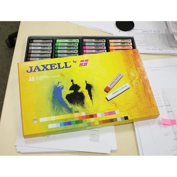 Unbekannt kritapastell, fyrkantig form, 48-pack - 47652