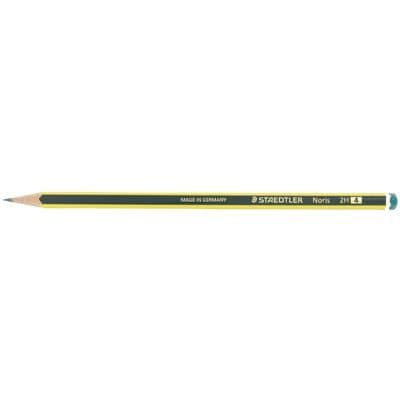 Färgpennor - STAEDTLER - Noris 120 2H - Förpackning om 12 - Grafit - Motståndskraftig mot brott