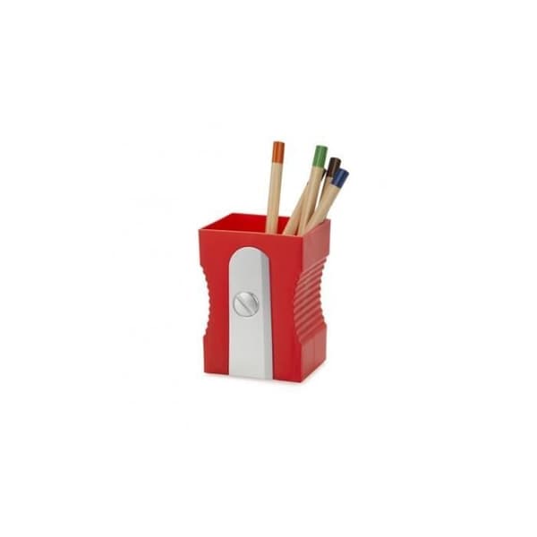 SHARPENER röd pennhållare