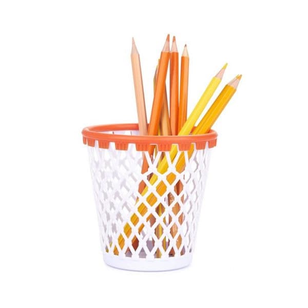 Pennhållare - OnRangeTout - Basketkorg - Vit och orange