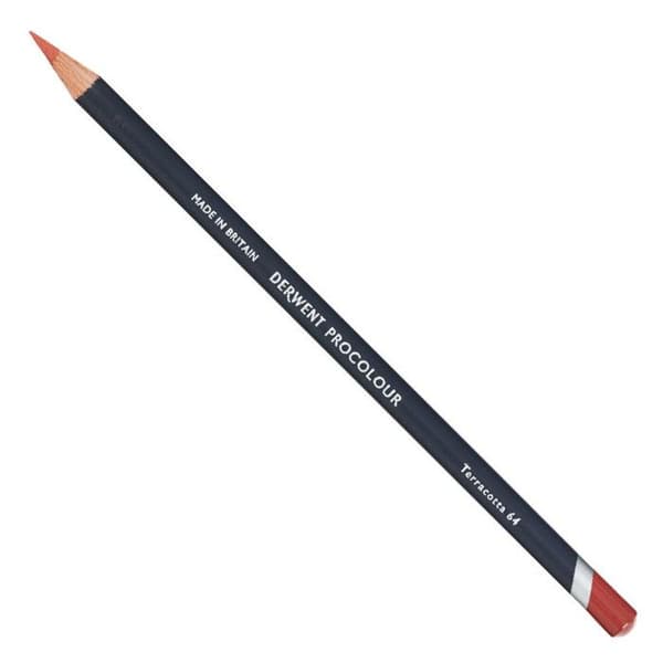 Färgpennor - DERWENT - PROCOLOUR - Terrakotta - 64 - Blandad - Barn