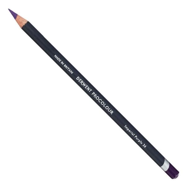 Färgad penna - DERWENT - PROCOLOUR - Impirial lila - 1 penna - Blandad - Studie