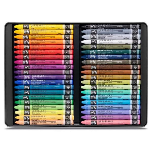 Neocolor II Box med 40 färgpennor