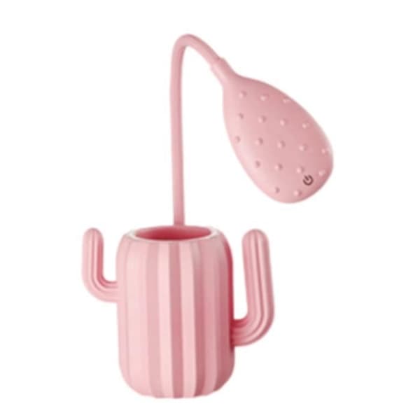 Cactus Pencil Pot med flexibel skaft Rosa TecKidz
