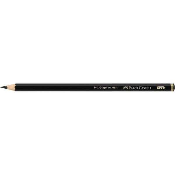 Kritor grafik - FABER-CASTELL - PITT GRAPHITE Matt - Hårdhet 10B - Färg Grafit - Extra matt