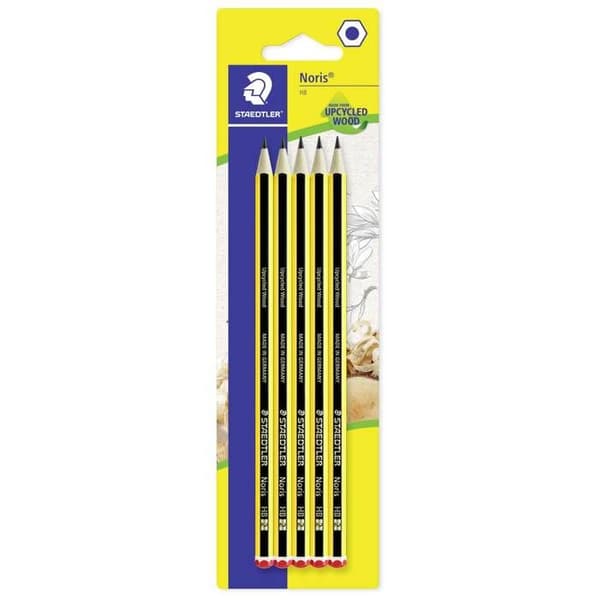 Staedtler Noris HB 120-2 BK5D Pennssats Hårdhet: HB 5 st.