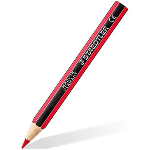 Färgpenna - STAEDTLER - Noris 185 - 12 korta pennor - Upcycled Wood - Ultra Resistant