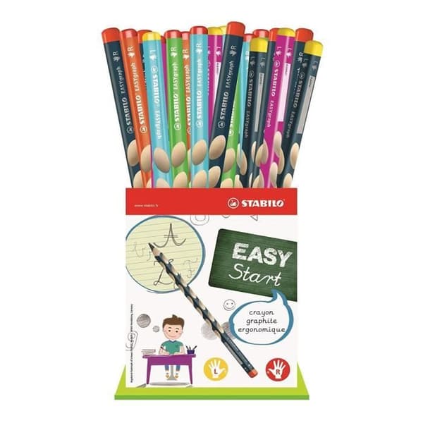 Hink x 36 grafitpennor STABILO EASYgraph HB