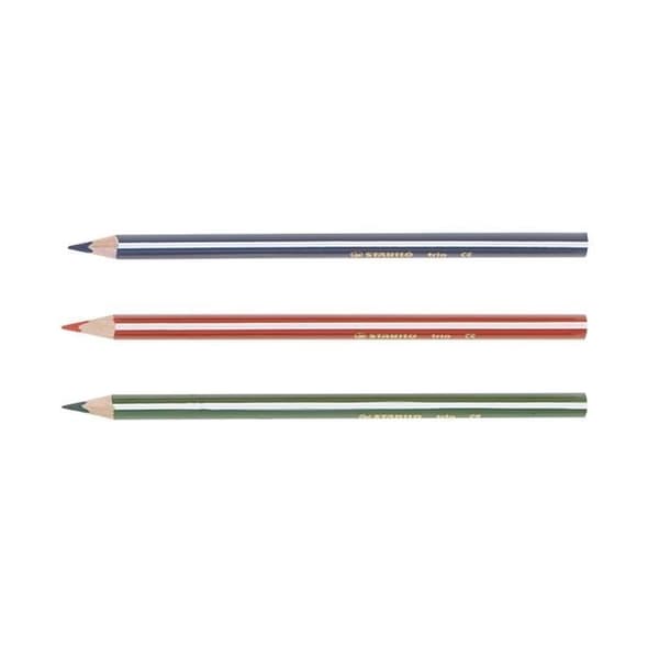 STABILO Trio - Metallkruka - set med 38 färgpennor