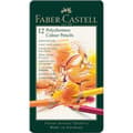 Miniatyrbild 1 av 3: FABER-CASTELL metalllåda 12 polykromos pennor