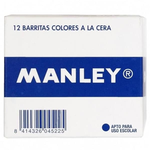 Manley färgpennor 60mm turkosblå (16) set om 12