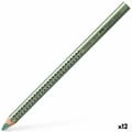 Miniatyrbild 1 av 3: Faber-castell - 110985 - Box med 12 ekolapices Jumbo Grip Metallic metallic färger, metallic grön