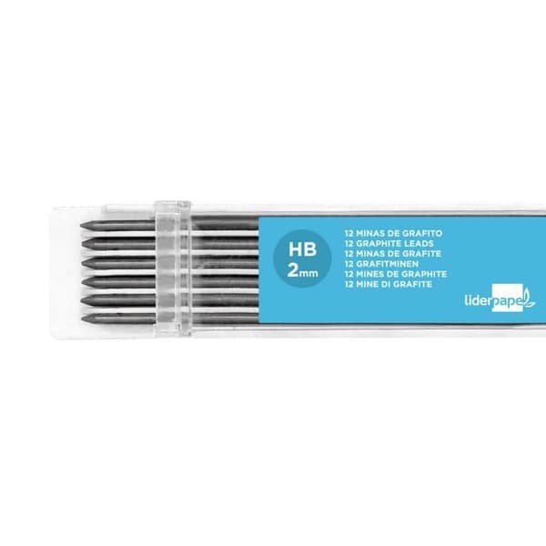 Mine liderpapel 2mm färg svart etui 12 enheter