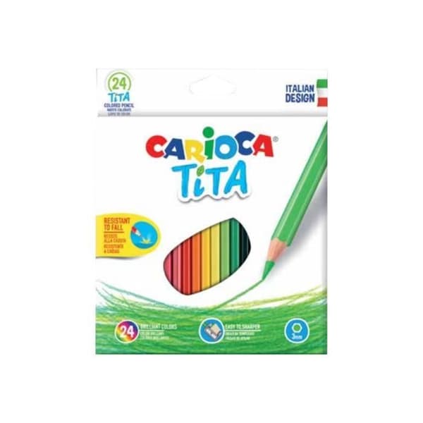 Carioca Tita färgpenna Brilliant Assorted Colors 3 mm förpackning om 24