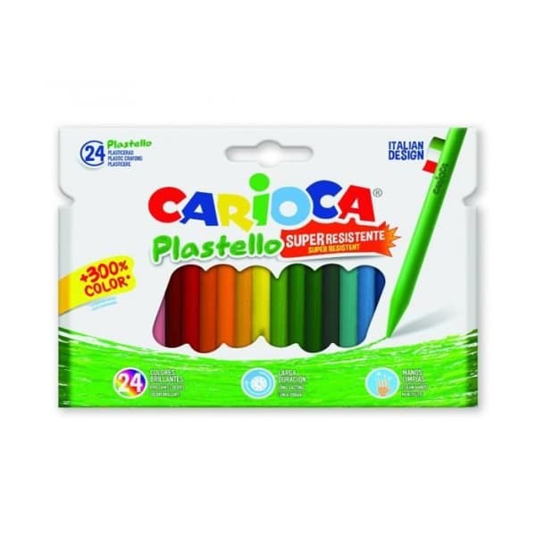 24 carioca plastello vaxkritor