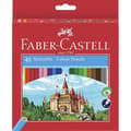 Miniatyrbild 1 av 2: Färgpennor - FABER-CASTELL - Etui med 48 - Sexkantig form - Pennvässare ingår - Blandade färger