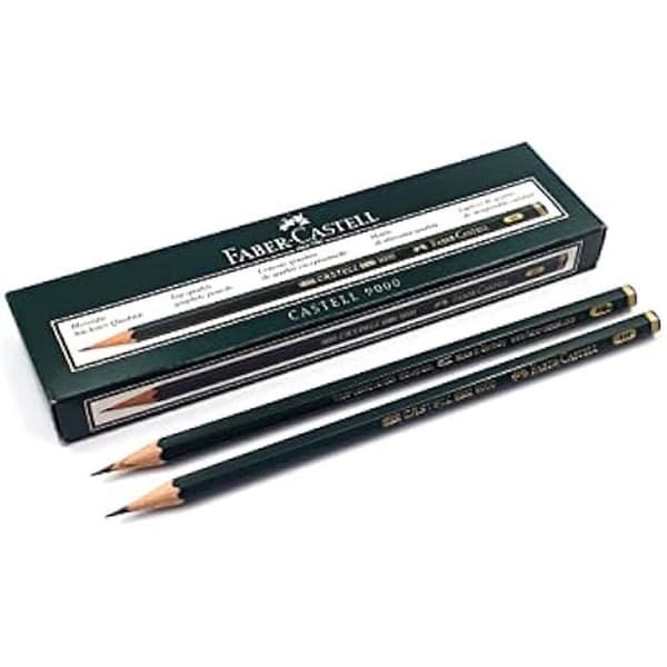 Krita Grafit - FABER-CASTELL - 119014 4H - Grafisk Teckning - 12 kritor