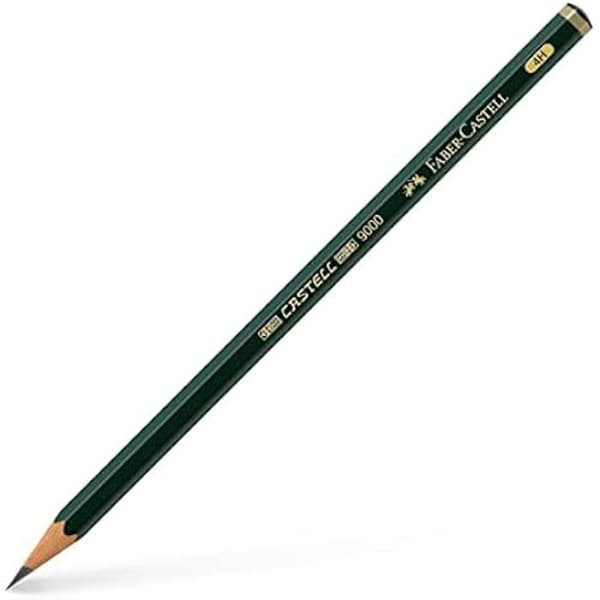 Krita Grafit - FABER-CASTELL - 119014 4H - Grafisk Teckning - 12 kritor
