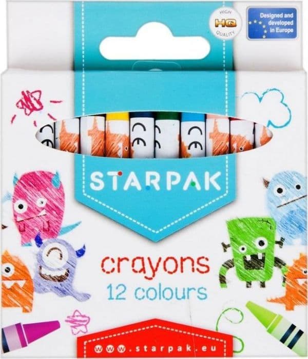 Färgpennor - fet krita Starpak - STK KO12