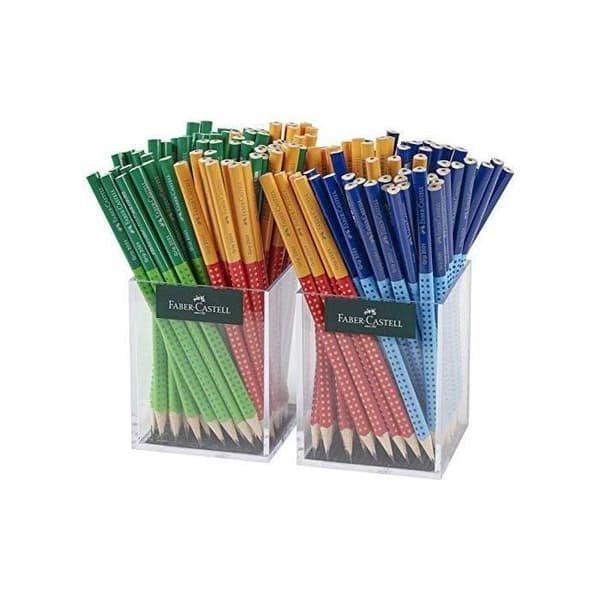 FABER-CASTELL Blyertspenna GRIP 2001 TVÅTON, etui