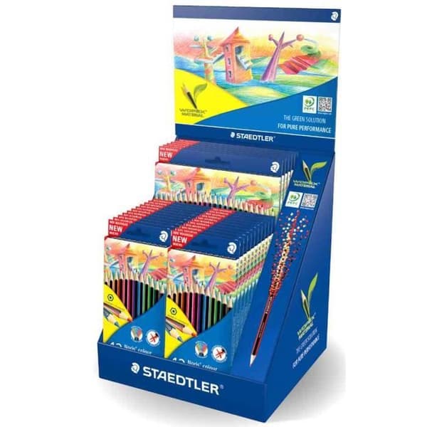 visning av 24 Noris Color WOPEX pennfodral