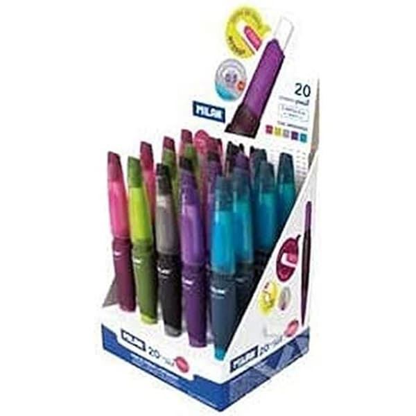 Porte-mines - MILAN - 185024920 - Pack med 20 - 0,5 mm - Ergonomiskt gummihus