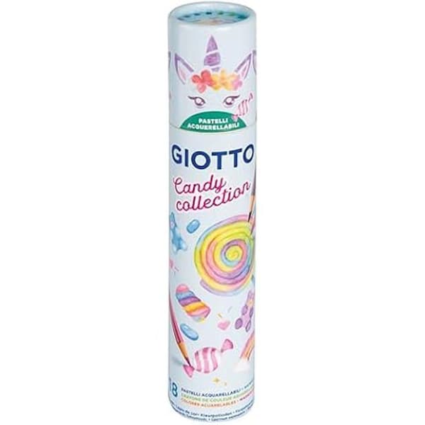 Vattenlösliga färgpennor - GIOTTO - STILNOVO - 18 färger - Pensel ingår - Stift 3.3mm