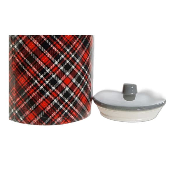 Dekorationskruka - DKD Home Decor - Aluminium/Dolomit - Svart/Röd/Grå - 15x15x22 cm - 27 L