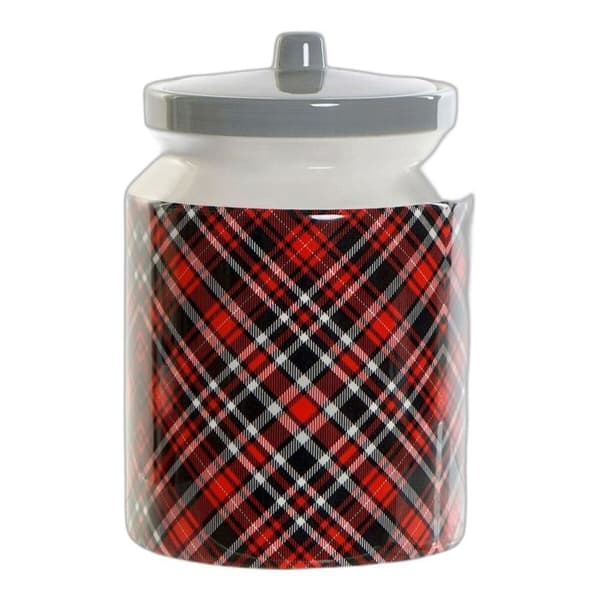 Dekorationskruka - DKD Home Decor - Aluminium/Dolomit - Svart/Röd/Grå - 15x15x22 cm - 27 L