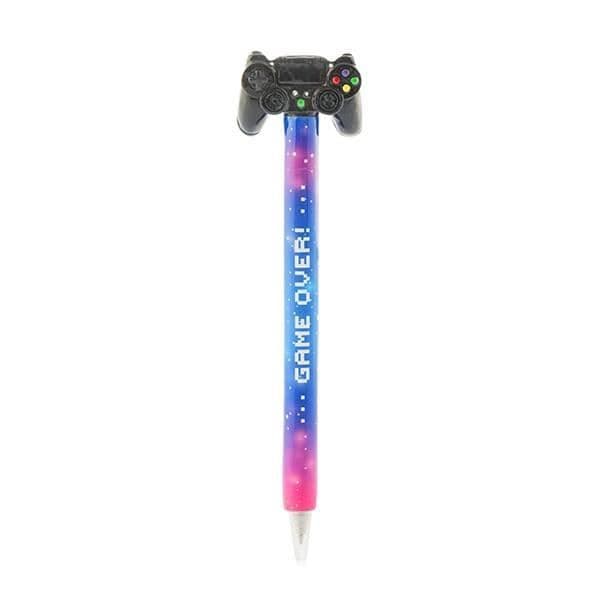 Penna - Game Over - Polyresin - Svart bläck - Modern design - 4x16x1,5 cm